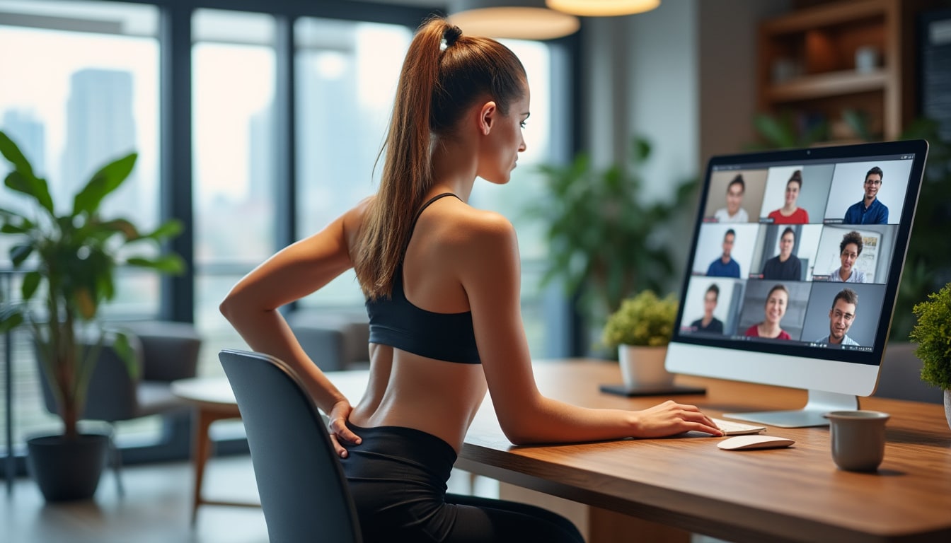 découvrez des astuces discrètes pour intégrer des exercices de gainage lors de vos réunions zoom. apprenez à maintenir votre posture tout en restant attentif, sans attirer l'attention de vos collègues. transformez vos sessions en opportunités de bien-être avec des conseils pratiques et faciles à mettre en œuvre.